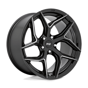 Niche M266 TORSION Gloss Black Milled 20x9 +18 5x115mm 71.5mm - Wheelwiz