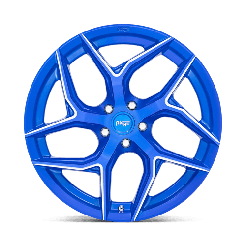 Niche M268 TORSION Anodized Blue Milled 20x9 +35 5x114.3mm 72.6mm - Wheelwiz