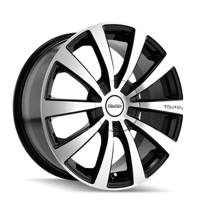 Touren TR3 Gloss black machined 16x7 +42 4x100|4x114.3mm 67.1mm - Wheelwiz