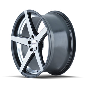 Touren TR20 Matte black machined 19x8.5 +30 5x112mm 66.56mm - WheelWiz