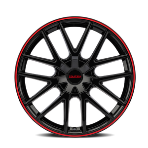 Touren TR60 Gloss black with red ring 20x8.5 +40 5x112|5x120mm 74.1mm - WheelWiz