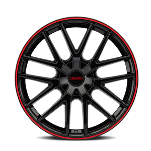 Touren TR60 Gloss black with red ring 20x8.5 +40 5x110|5x115mm 72.62mm - Wheelwiz