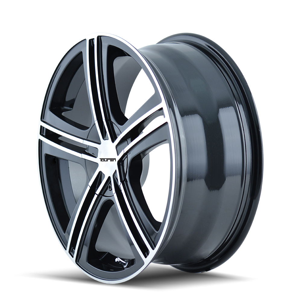 Touren TR62 Gloss black machined 18x7.5 +40 5x100|5x114.3mm 72.62mm