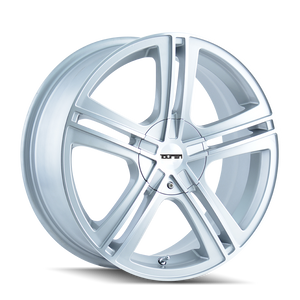 Touren TR62 Gloss hyper silver machined 16x7 +40 5x110|5x115mm 72.62mm - Wheelwiz