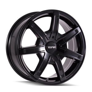 Touren TR65 Gloss black 17x7.5 +30 6x120|6x132mm 74.5mm - WheelWiz
