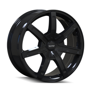 Touren TR65 Gloss black 20x8.5 +18 5x115|5x139.7mm 87mm - WheelWiz