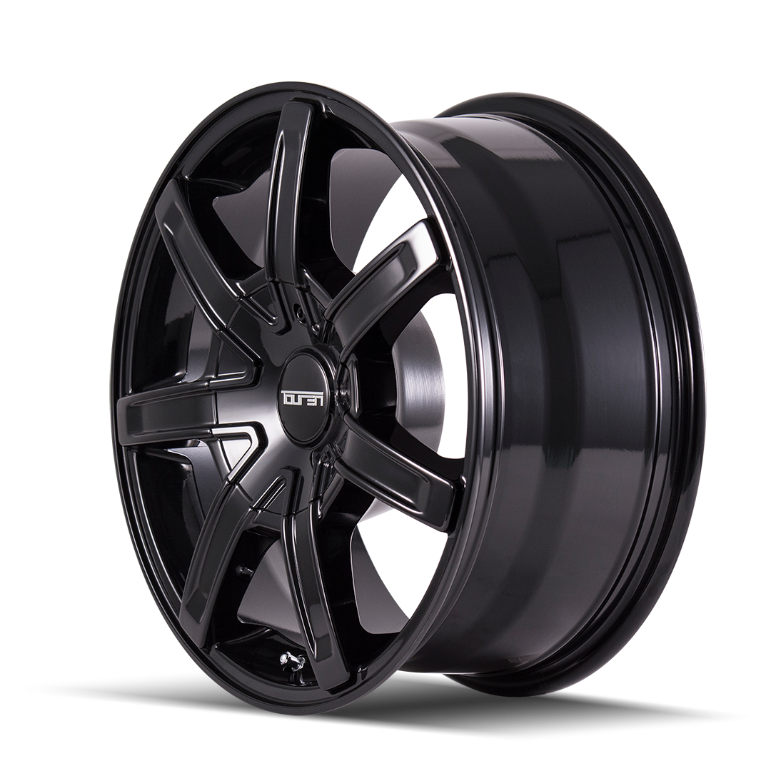 Touren TR65 Gloss black 20x8.5 +30 6x135|6x139.7mm 106mm - Wheelwiz