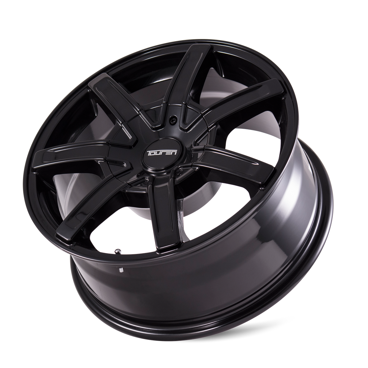 Touren TR65 Gloss black 17x7.5 +30 6x120|6x132mm 74.5mm - Wheelwiz
