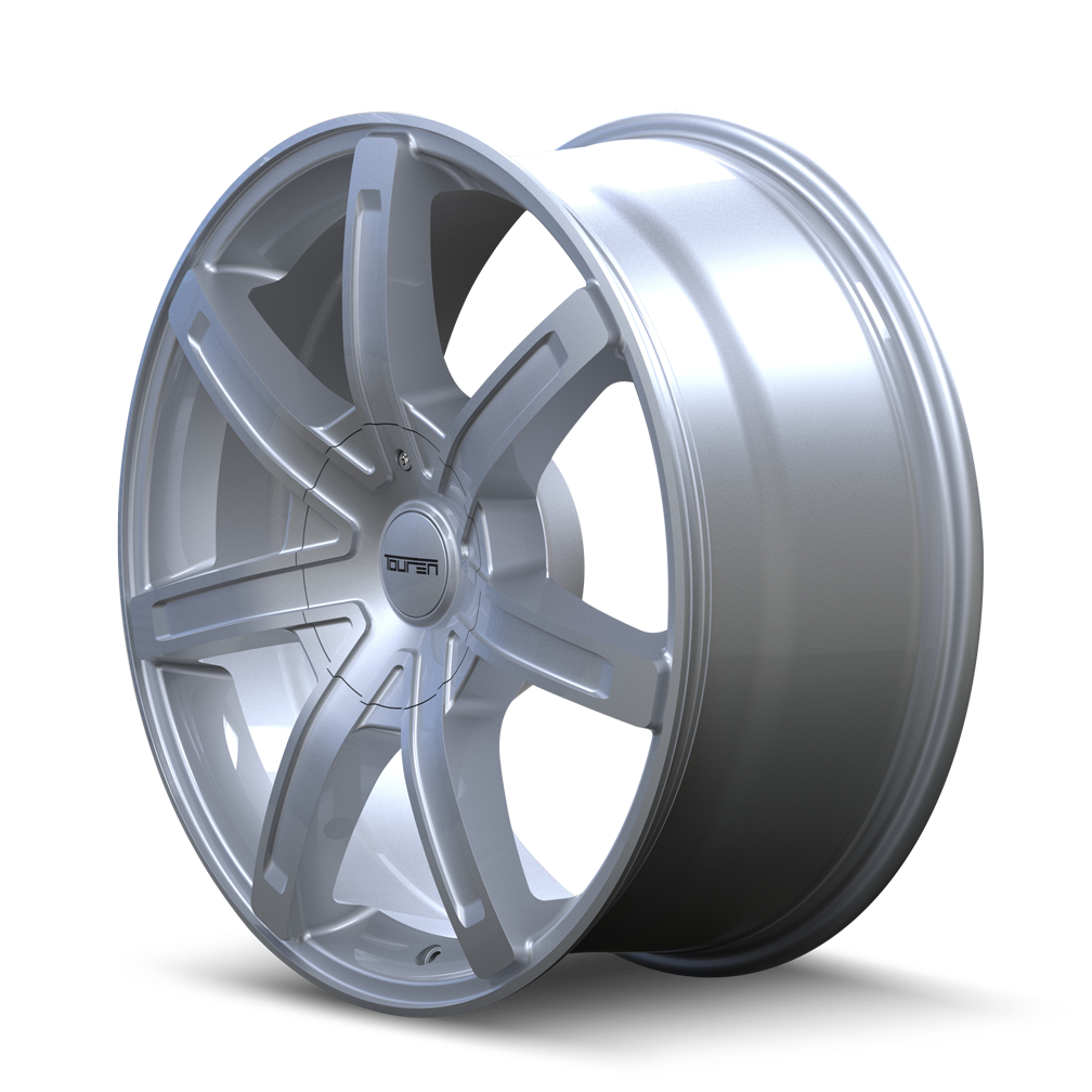 Touren TR65 Gloss silver 18x8 +20 6x135|6x139.7mm 106mm - Wheelwiz