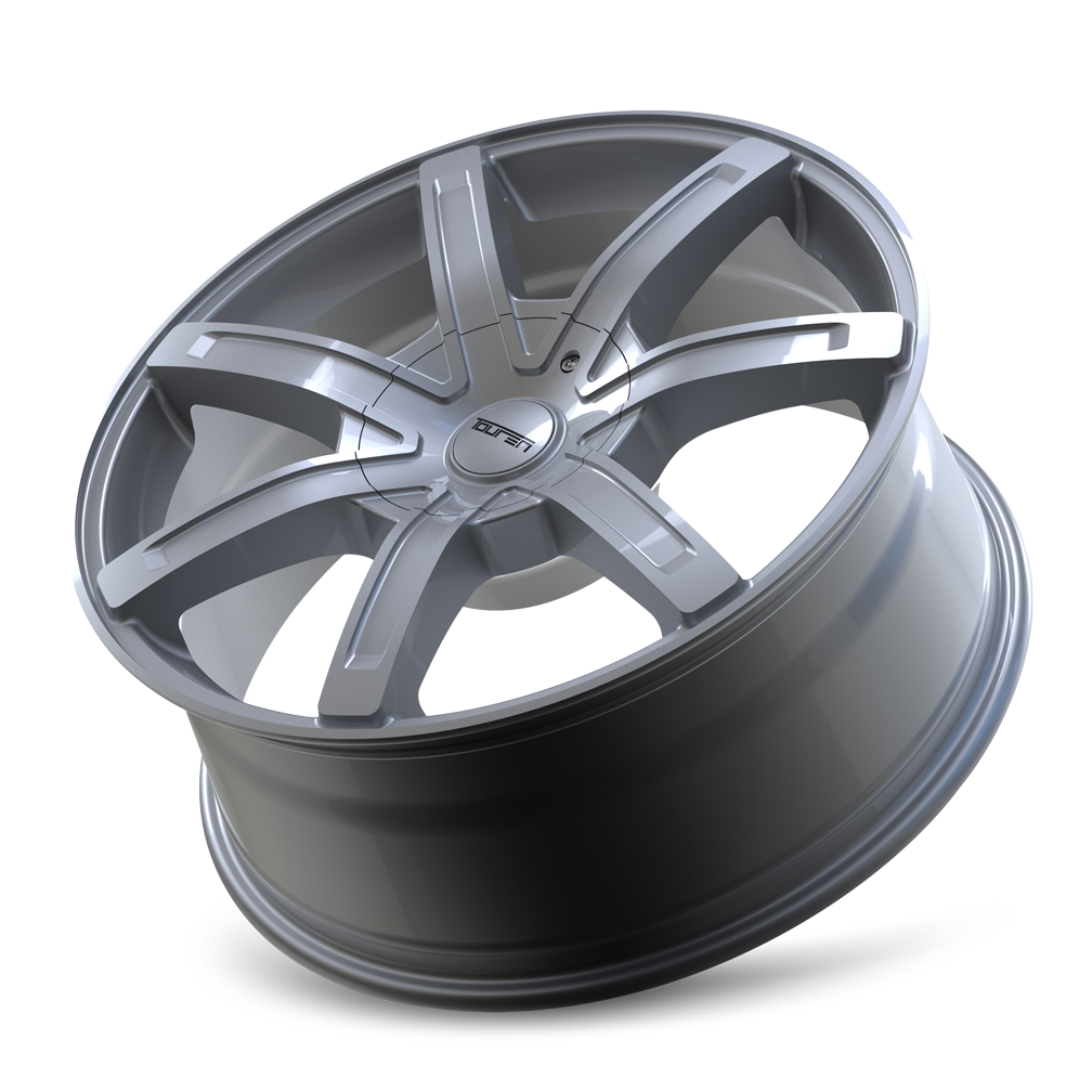Touren TR65 Gloss silver 17x7.5 +30 6x120|6x132mm 74.5mm - Wheelwiz