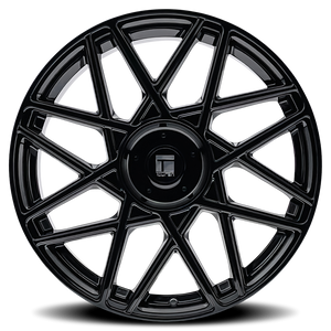 Touren TR66 Gloss black 17x8 +35 5x108|5x114.3mm 72.62mm - Wheelwiz
