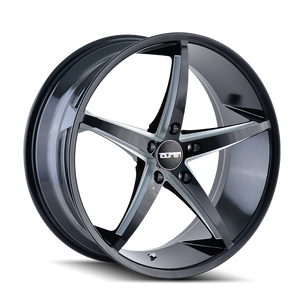 Touren TR70 Gloss black milled 20x8.5 +20 5x115mm 72.62mm - Wheelwiz