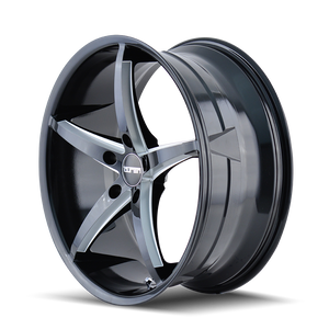 Touren TR70 Gloss black milled 17x7.5 +40 5x114.3mm 72.62mm - Wheelwiz