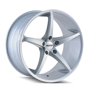 Touren TR70 Gloss silver milled 18x8 +35 5x112mm 66.56mm - Wheelwiz