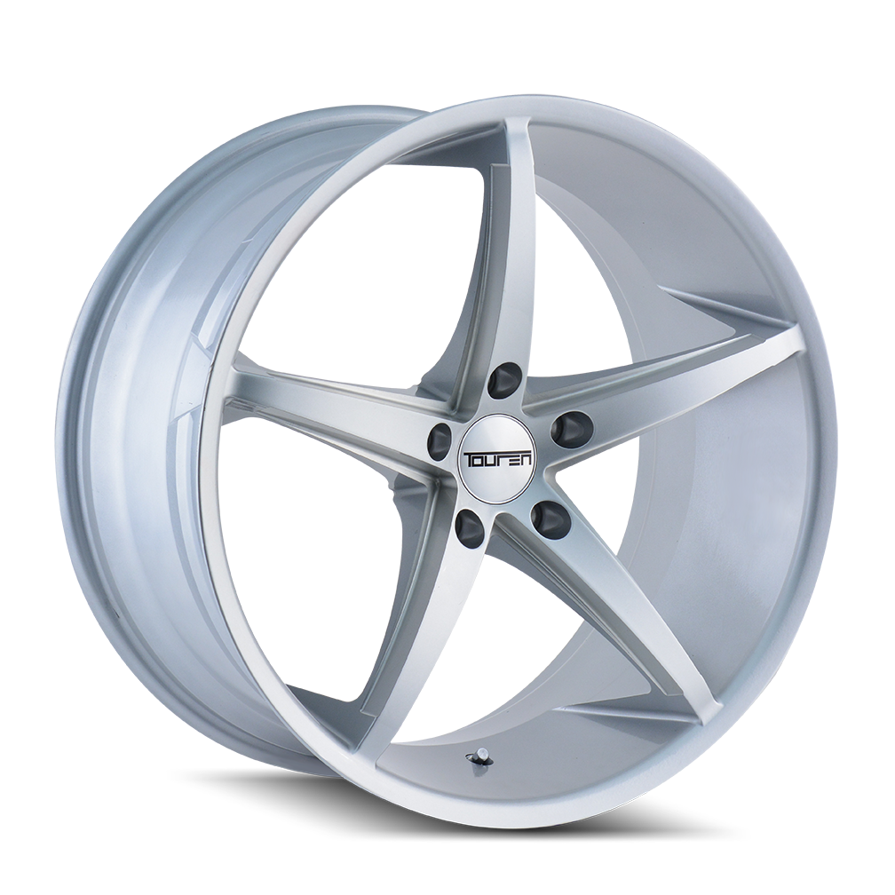 Touren TR70 Gloss silver milled 20x10 +20 5x120mm 74.1mm - Wheelwiz