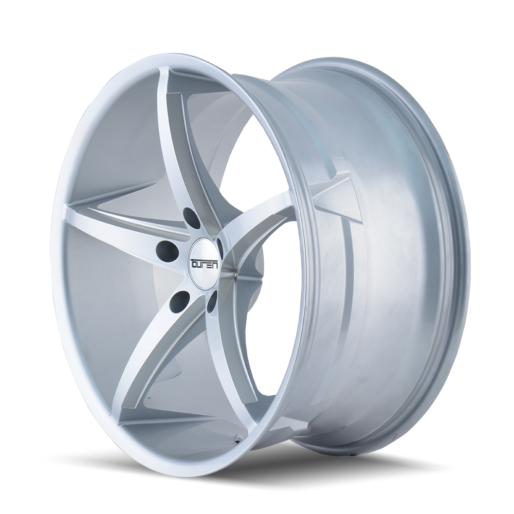 Touren TR70 Gloss silver milled 18x8 +35 5x114.3mm 72.62mm - Wheelwiz