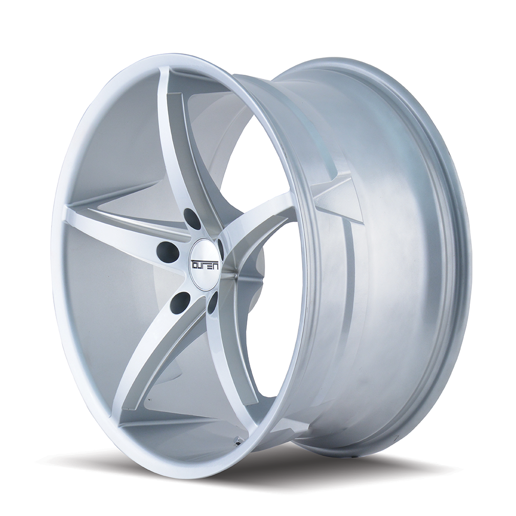 Touren TR70 Gloss silver milled 20x10 +40 5x112mm 66.56mm - WheelWiz