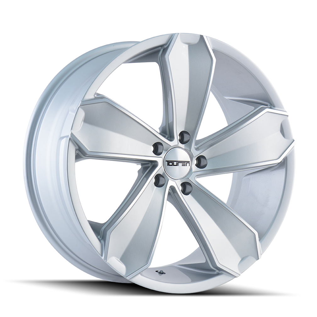 Touren TR71 Gloss silver machined 18x8 +35 5x112mm 66.56mm - WheelWiz