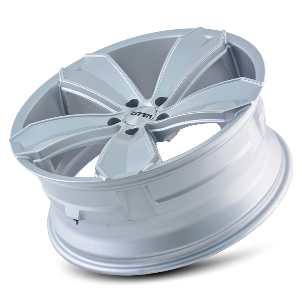 Touren TR71 Gloss silver machined 18x8 +35 5x112mm 66.56mm - WheelWiz