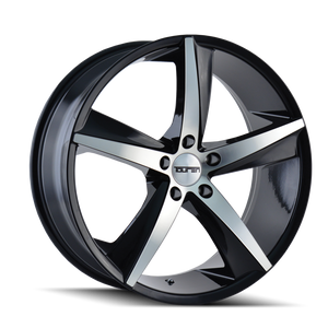 Touren TR72 Gloss black machined 20x10 +40 5x120mm 74.1mm - Wheelwiz