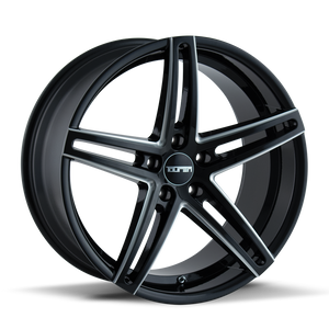 Touren TR73 Gloss black milled 20x10 +20 5x120mm 74.1mm - WheelWiz