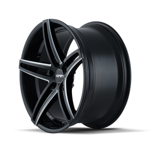 Touren TR73 Gloss black/milled spokes 18x8 +35 5x108mm 63.4mm - Wheelwiz