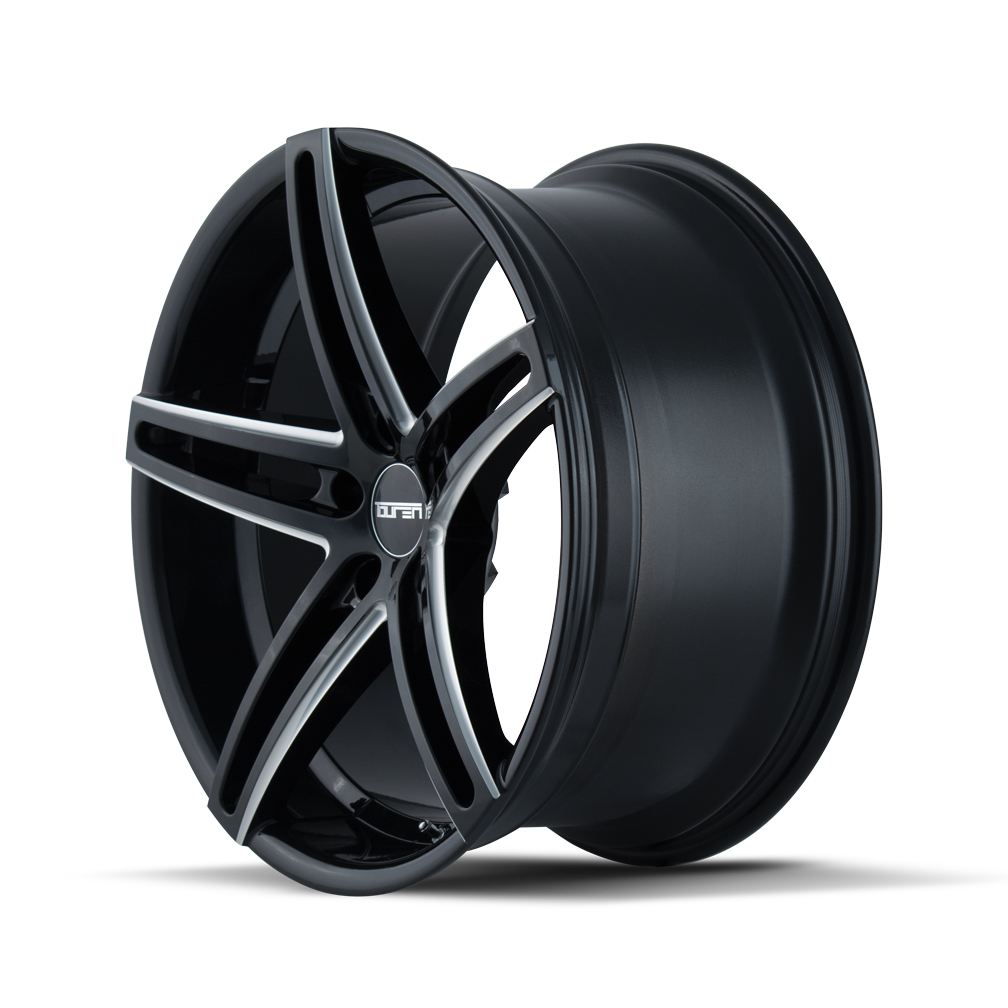 Touren TR73 Gloss black milled 20x10 +20 5x120mm 74.1mm - WheelWiz