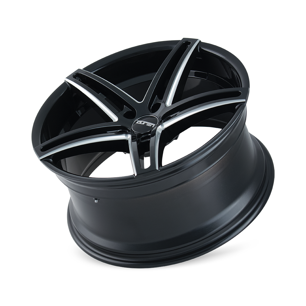 Touren TR73 Gloss black/milled spokes 18x8 +35 5x108mm 63.4mm - Wheelwiz