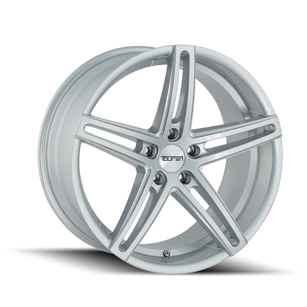 Touren TR73 Gloss silver milled 20x8.5 +20 5x120mm 74.1mm - Wheelwiz