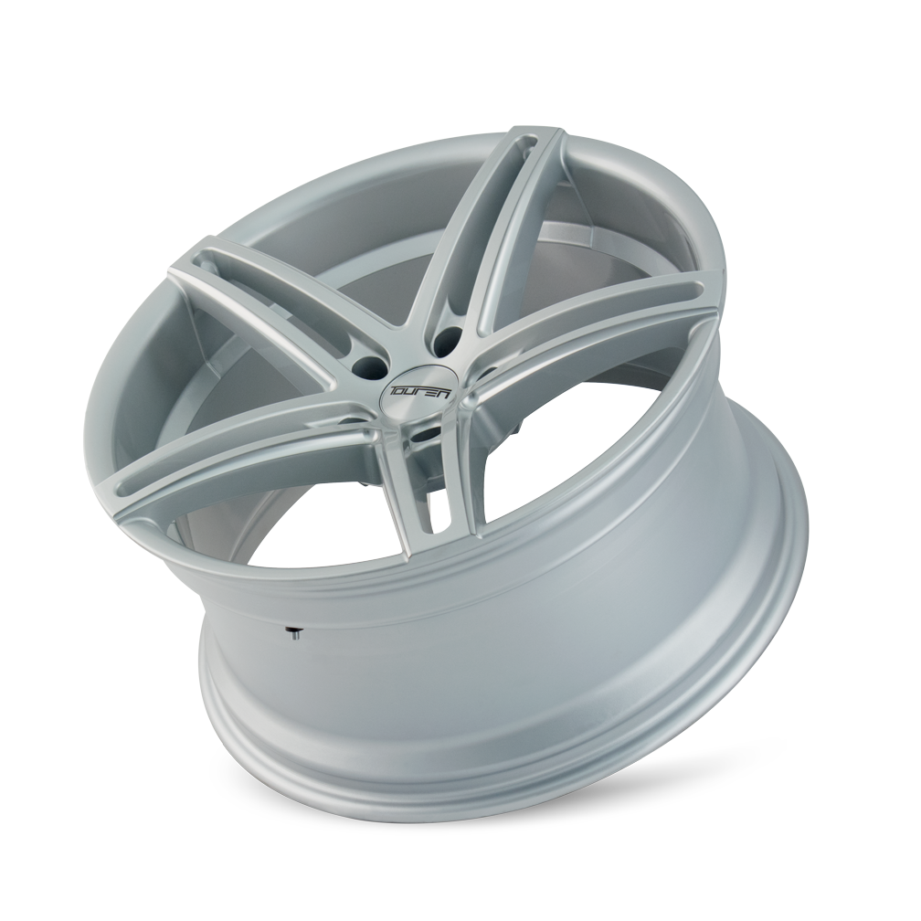 Touren TR73 Gloss silver milled 18x8 +35 5x120mm 74.1mm - WheelWiz