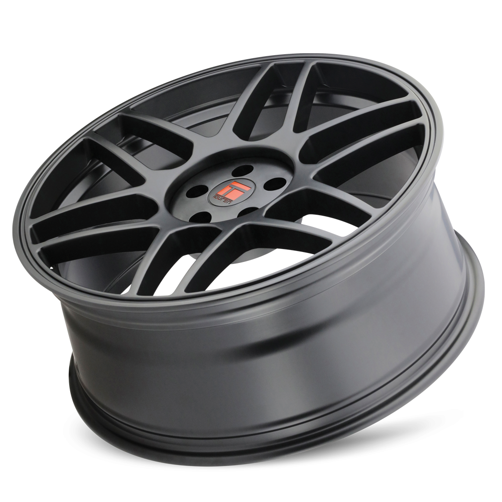 Touren TR74 Matte black 17x8 +40 5x100|5x114.3mm 72.6mm - Wheelwiz