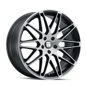 Touren TR75 Matte black brushed with dark 19x8.5 +35 5x120mm 72.56mm