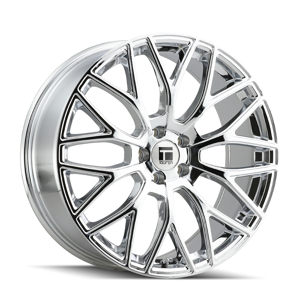 Touren TR76 Chrome 20x8.5 +35 5x108mm 63.5mm - Wheelwiz