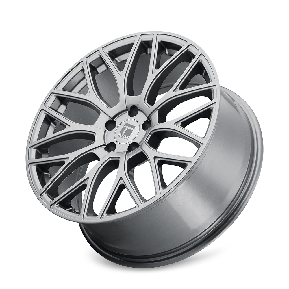 Touren TR76 Gloss graphite 20x8.5 +35 5x108mm 63.5mm - Wheelwiz