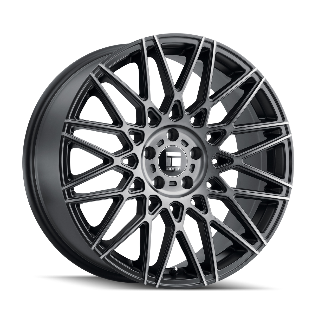 Touren TR78 Matte black brushed with dark 18x8 +40 5x112mm 66.56mm - Wheelwiz
