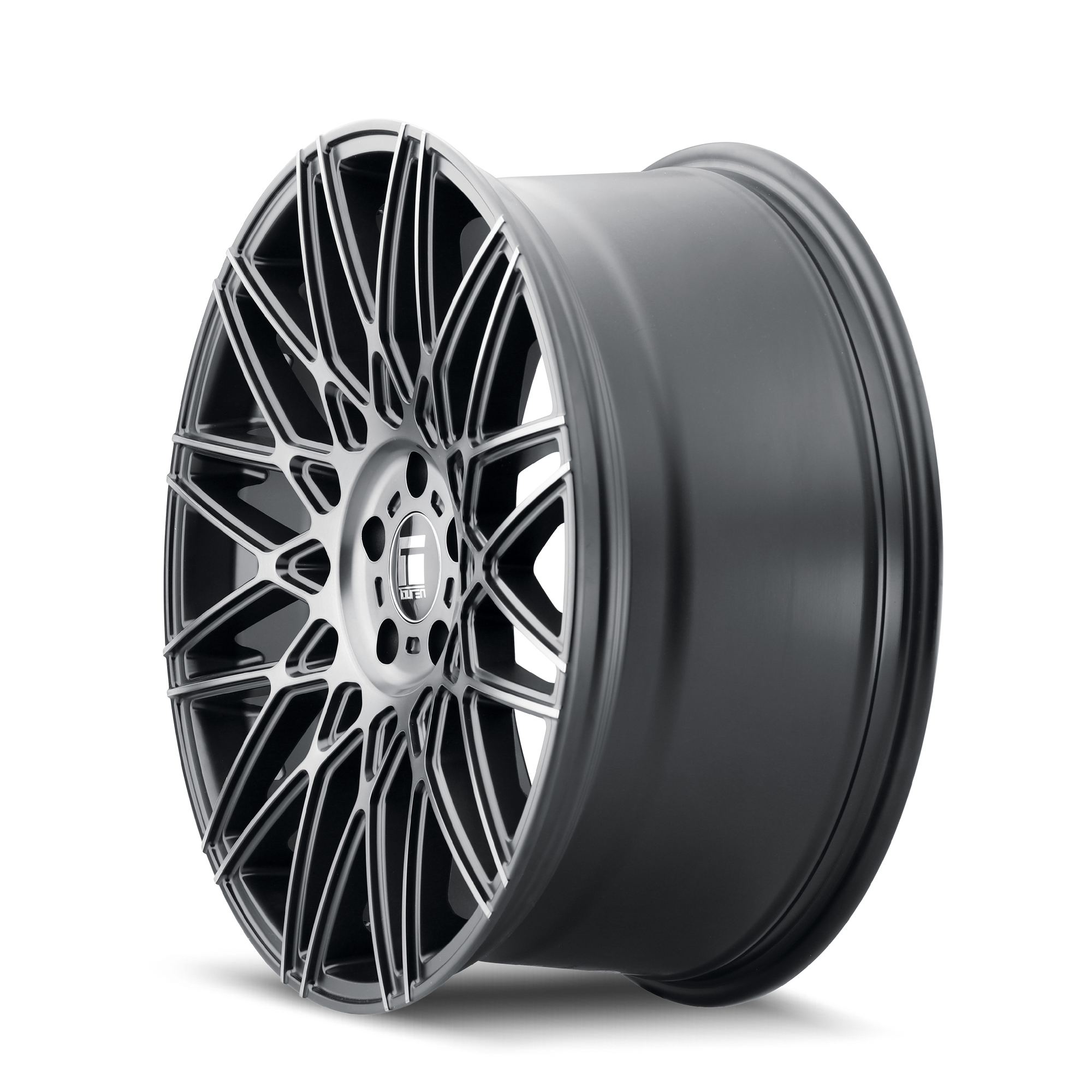 Touren TR78 Matte black brushed with dark 20x9 +35 5x112mm 66.56mm