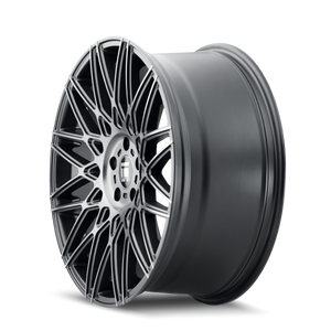 Touren TR78 Matte black brushed with dark 18x8 +40 5x100mm 56.1mm - Wheelwiz