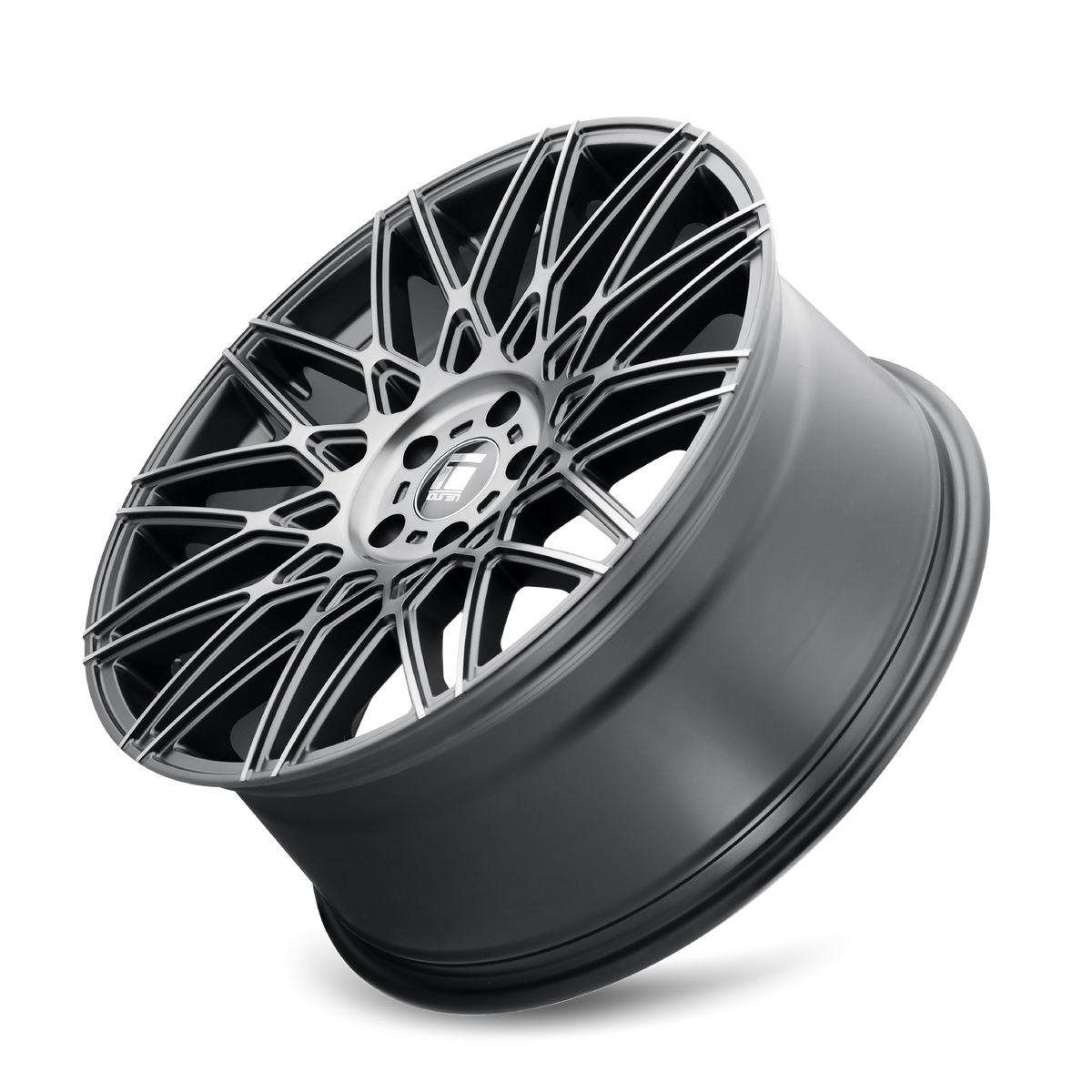 Touren TR78 Matte black brushed with dark 18x8 +40 5x108mm 63.5mm - Wheelwiz