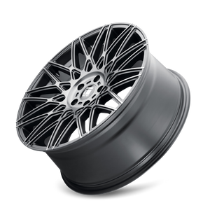 Touren TR78 Matte black brushed with dark 18x8 +40 5x112mm 66.56mm - Wheelwiz