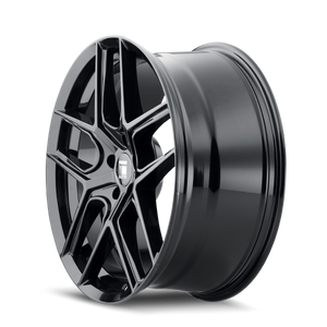 Touren TR79 Gloss black 18x8 +35 5x127mm 71.5mm - WheelWiz