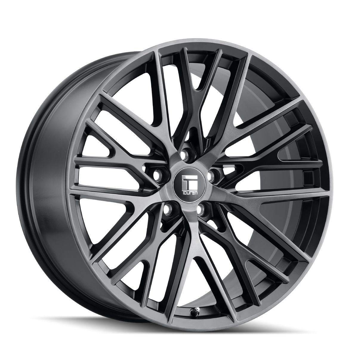 Touren TR91 Matte black brushed with dark 20x10.5 +40 5x112mm 66.56mm - Wheelwiz