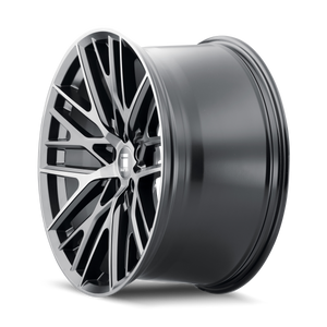 Touren TR91 Matte black brushed with dark 20x9 +35 5x112mm 66.56mm - Wheelwiz