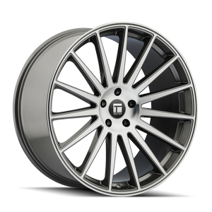 Touren TR92 Gloss graphite machined 18x8 +35 5x112mm 66.56mm - Wheelwiz