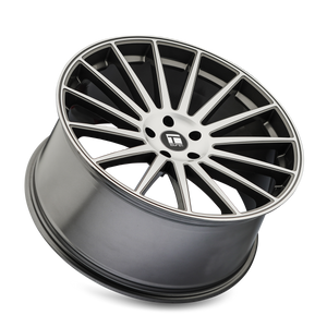 Touren TR92 Gloss graphite machined 20x10.5 +35 5x114.3mm 72.6mm