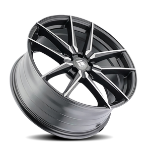 Touren TR94 Gloss graphite brushed with da 18x8 +35 5x108mm 63.5mm - Wheelwiz