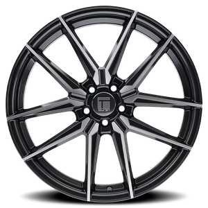 Touren TR94 Gloss graphite brushed with da 19x8.5 +35 5x112mm 66.6mm