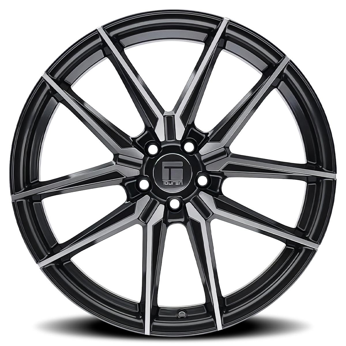 Touren TR94 Gloss graphite brushed with da 18x8 +35 5x108mm 63.5mm - Wheelwiz