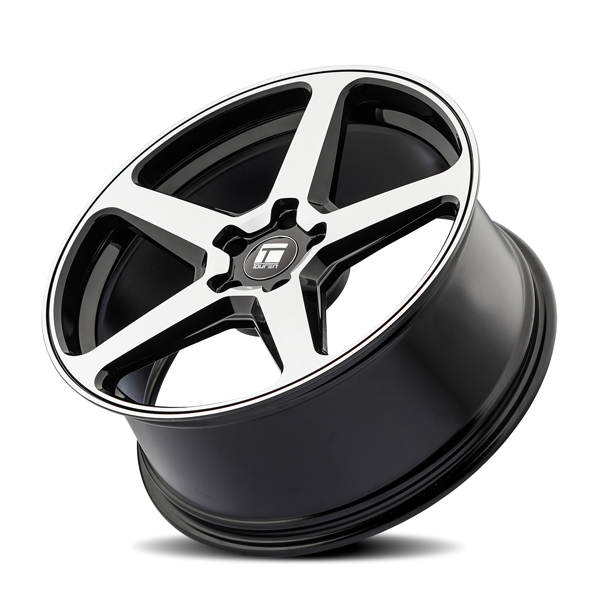 Touren TF96 Gloss black machined 20x9 +35 5x120mm 72.56mm