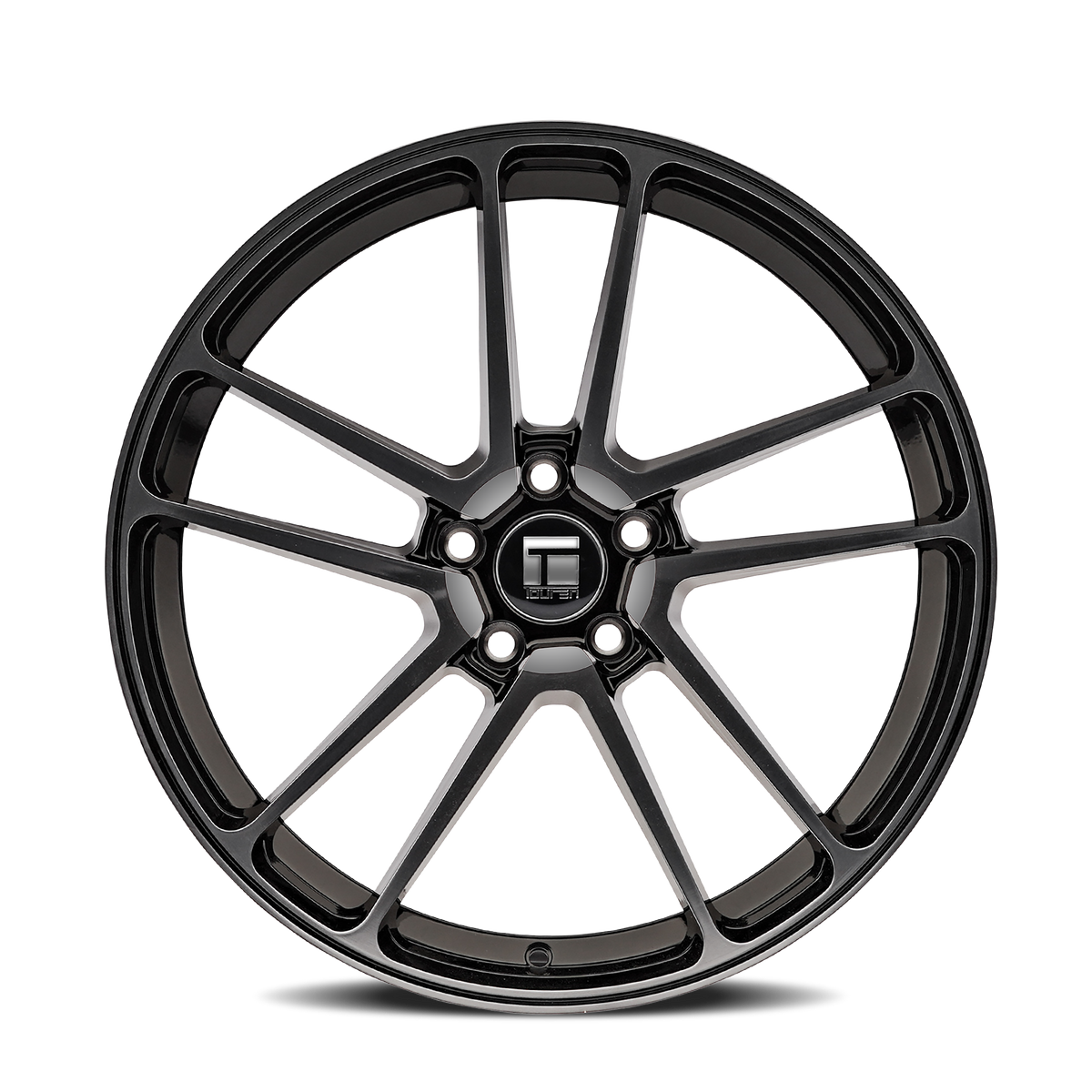Touren TF97 Gloss black machined 20x9 +35 5x112mm 66.6mm - Wheelwiz