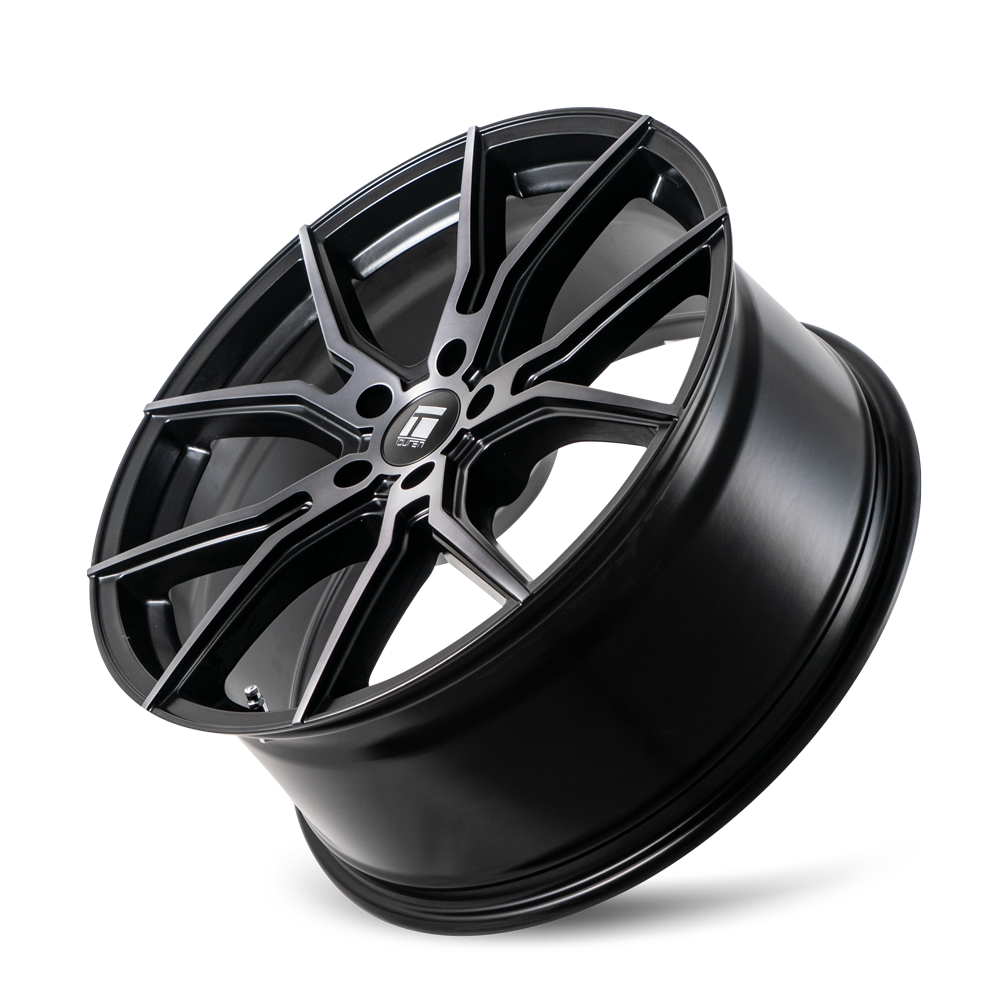 Touren TF01 Matte black brushed with dark 20x9 +35 5x114.3mm 72.62mm - Wheelwiz